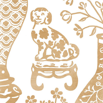 Schumacher Wallcovering -HELLENE MYLAR-5010611