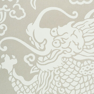 Schumacher Wallcovering -RUAN DRAGON DAMASK-5010880
