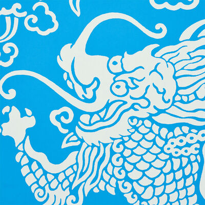 Schumacher Wallcovering -RUAN DRAGON DAMASK-5010881