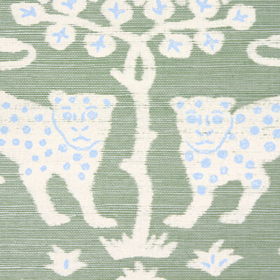 Schumacher Wallcovering -WOODLAND LEOPARD SISAL-5012300