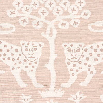 Schumacher Wallcovering -WOODLAND LEOPARD SISAL-5012302