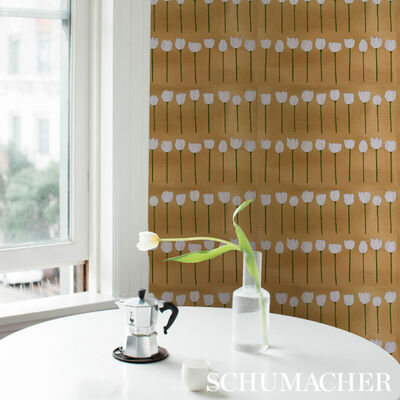 Schumacher Wallcovering -EDIE METALLIC-5012740