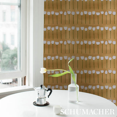SCHUMACHER WALLCOVERING -EDIE METALLIC-5012740