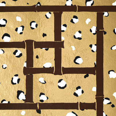 Schumacher Wallcovering -FANCY BEAST METALLIC-5012770