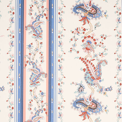 Schumacher Wallcovering -ELENA PAISLEY STRIPE-5012891