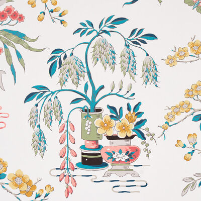 Schumacher Wallcovering -MING VASE-5013581