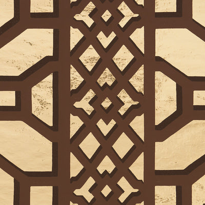 SCHUMACHER WALLCOVERING -ZANZIBAR TRELLIS MYLAR-5013640