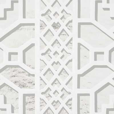 Schumacher Wallcovering -ZANZIBAR TRELLIS MYLAR-5013641