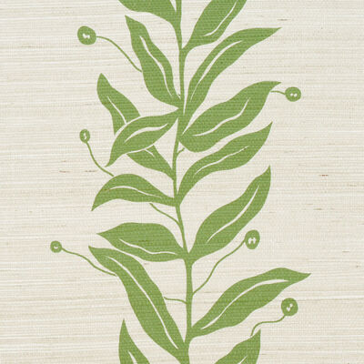 Schumacher Wallcovering -TENDRIL STRIPE SISAL-5015560