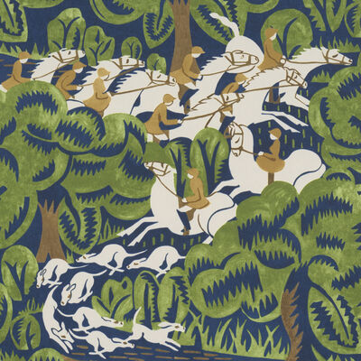 Schumacher Wallcovering -MARGARET SCHLOEMAN'S FOX CHASE-5016151