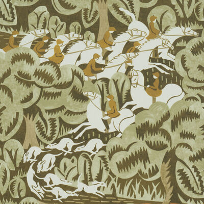 Schumacher Wallcovering -MARGARET SCHLOEMAN'S FOX CHASE-5016152
