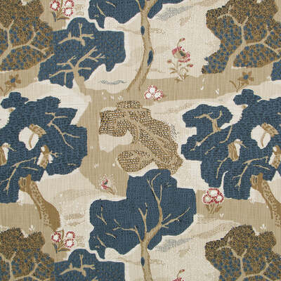 Buy Robert Allen Fabrics Fabrics -DAWNS PATH | INDIGO