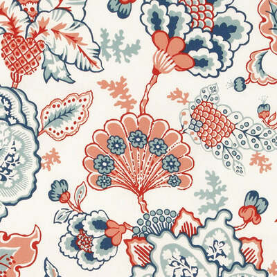 Duralee Fabrics -DE42664 | 223-MINT/RED