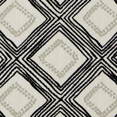 Duralee Fabrics -DA61859 | 698-BLACK/LINEN