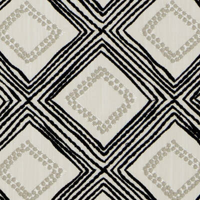 Duralee Fabrics -DA61859 | 698-BLACK/LINEN
