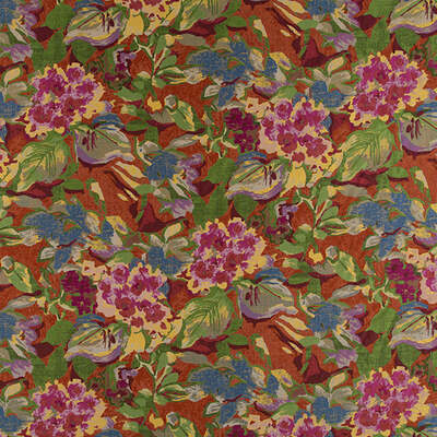 Robert Allen Fabrics Fabrics -CAP BON GARDEN | TOMATO