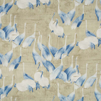 Beacon Hill Fabrics Fabrics -Crane Lake | Flax