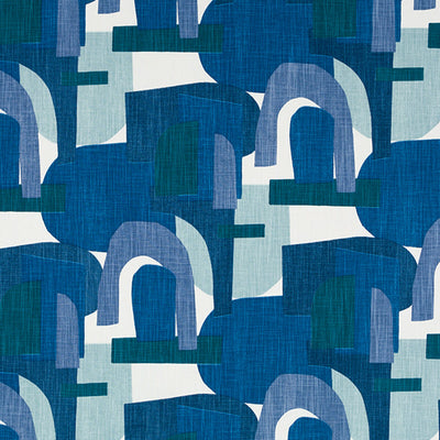 Robert Allen Fabrics Fabrics -SCHIELE ARCH | MIDNIGHT