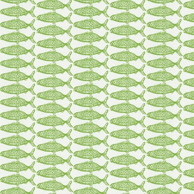 Stout Fabrics , School O Fish School O Fish, Green color, Multipurpose Print style type , pattern number  7826-3
