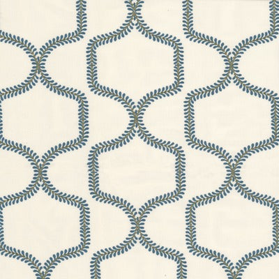 Stout Fabrics , Abode Abode, Blue color, Multipurpose Embroideries style type , pattern number  ABOD-3