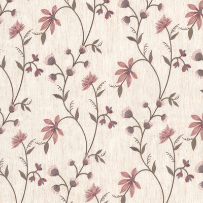 Stout Fabrics , Acanthus Acanthus, Pink color, Multipurpose Embroideries style type , pattern number  ACAN-1