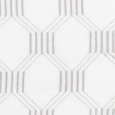 Stout Fabrics , Afton Afton, Grey color, Drapery Embroideries style type , pattern number  AFTO-1