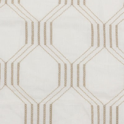 Stout Fabrics , Afton Afton, Beige color, Drapery Embroideries style type , pattern number  AFTO-2