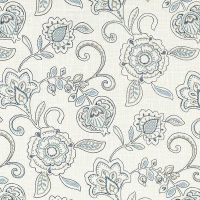 Stout Fabrics , Arnett Arnett, Blue color, Drapery Embroideries style type , pattern number  ARNE-1
