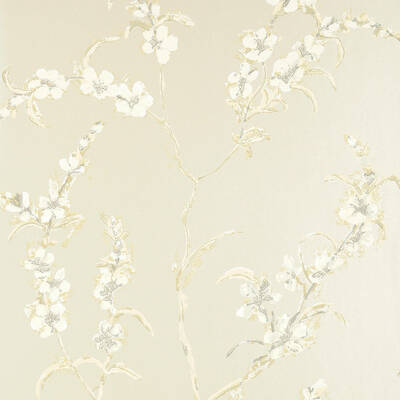 Anna French wallcovering, Japonica pattern , Pearl color, Chinoiserie,Floral style type , pattern number  AT1424