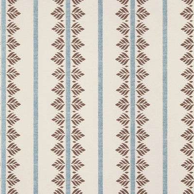 Anna French wallcovering, Fern Stripe pattern , Navy color, Ethnic,Leaves,Stripes style type , pattern number  AT15106