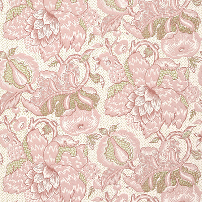 Anna French wallcovering, Westmont pattern , Navy , Pink color, Floral,Jacobean style type , pattern number  AT15107
