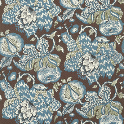 Anna French wallcovering, Westmont pattern , Spa Blue color, Floral,Jacobean style type , pattern number  AT15110