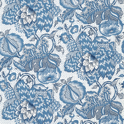 Anna French wallcovering, Westmont pattern , Brown , Slate color, Floral,Jacobean style type , pattern number  AT15112