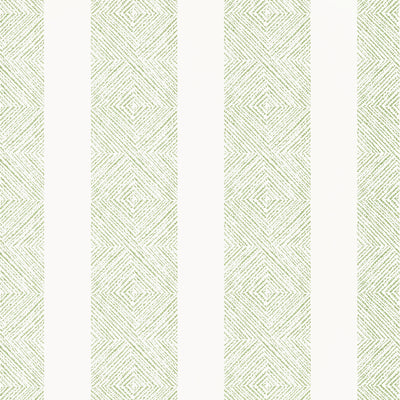 Anna French wallcovering, Clipperton Stripe pattern , Green , Beige color, Stripes style type , pattern number  AT15125