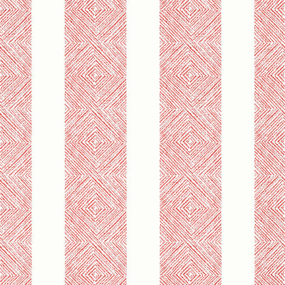 Anna French wallcovering, Clipperton Stripe pattern , Red , Blue color, Stripes style type , pattern number  AT15126