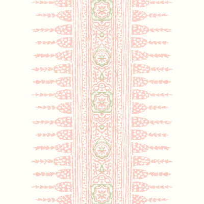 Anna French wallcovering, Javanese Stripe pattern , Blush color, Ethnic,Stripes style type , pattern number  AT15135
