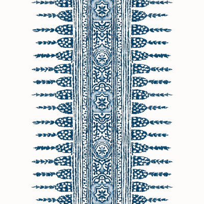 Anna French wallcovering, Javanese Stripe pattern , Spa Blue color, Ethnic,Stripes style type , pattern number  AT15137