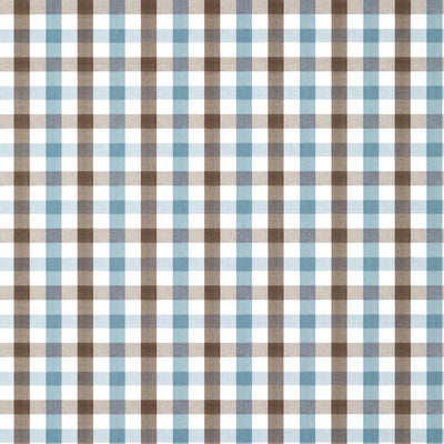 Anna French wallcovering, Saybrook Check pattern , Light Blue color, Checks , Plaids style type , pattern number  AT15154
