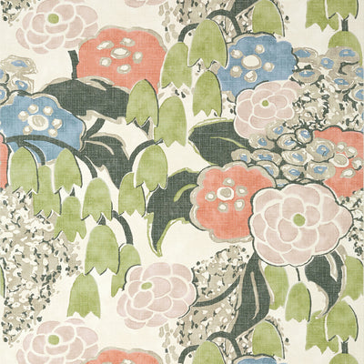 Anna French wallcovering, Laura pattern , Metallic Gold , Blush color, Floral style type , pattern number  AT23100