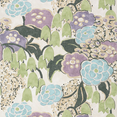 Anna French wallcovering, Laura pattern , Green color, Floral style type , pattern number  AT23101