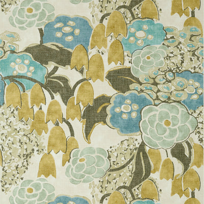 Anna French wallcovering, Laura pattern , Yellow color, Floral style type , pattern number  AT23102