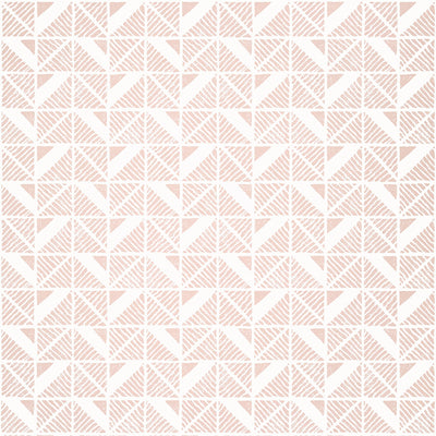 Anna French wallcovering, Bloomsbury Square pattern , Blush color, Geometric style type , pattern number  AT23113