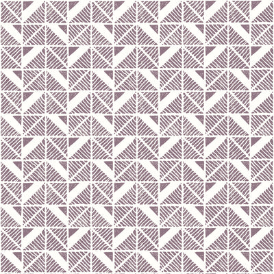 Anna French wallcovering, Bloomsbury Square pattern , Lavender color, Geometric style type , pattern number  AT23116