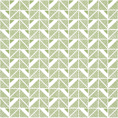 Anna French wallcovering, Bloomsbury Square pattern , Green color, Geometric style type , pattern number  AT23117