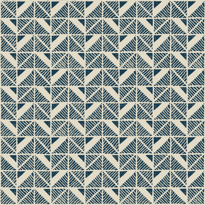 Anna French wallcovering, Bloomsbury Square pattern , Soft Blue color, Geometric style type , pattern number  AT23119