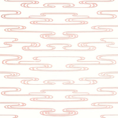 Anna French wallcovering, Cloudwater pattern , Blush color, Geometric style type , pattern number  AT23154