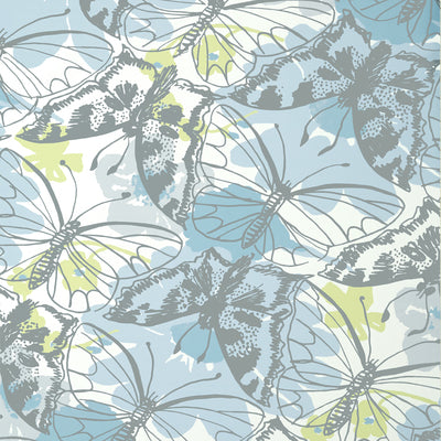 Anna French wallcovering, Paxton pattern , Navy color, Butterflies , Bugs style type , pattern number  AT23177