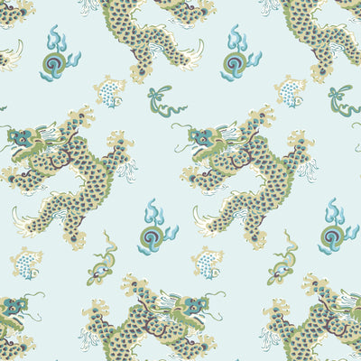 Anna French wallcovering, Dragon Dance pattern , Navy color, Chinoiserie,Novelty style type , pattern number  AT23180
