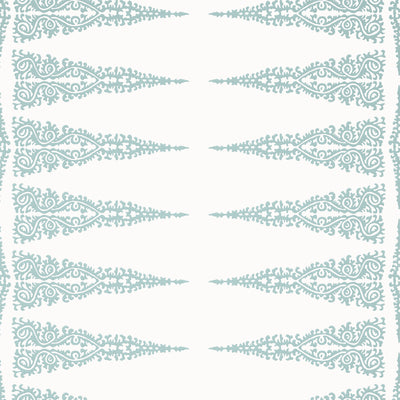 Anna French wallcovering, Ellery Stripe pattern , Sky Blue , White color, Ethnic,Stripes style type , pattern number  AT24544
