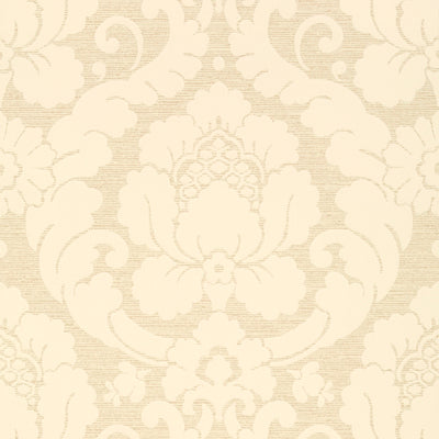 Anna French wallcovering, Marlow pattern , Beige color, Damask style type , pattern number  AT6129